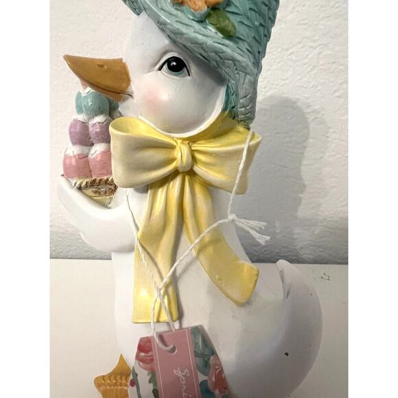 Spring Gatherings SPRING Themed SILLY GOOSE Yellow Bow, Spring Hat - Picture 3 of 7